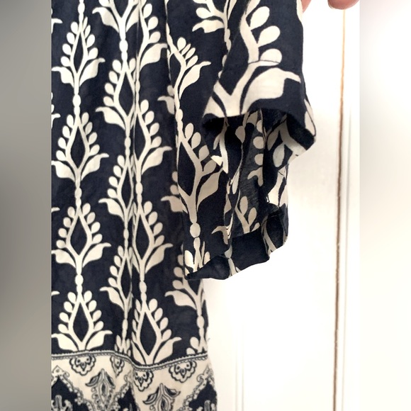 Charter Club Tunic Navy and Cream size petite large - Picture 8 of 9